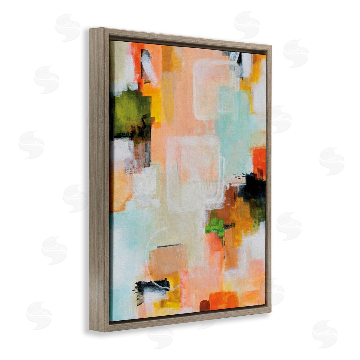 Katherine Irvin Deconstructed Love Abstract Canvas Wall Art Print
