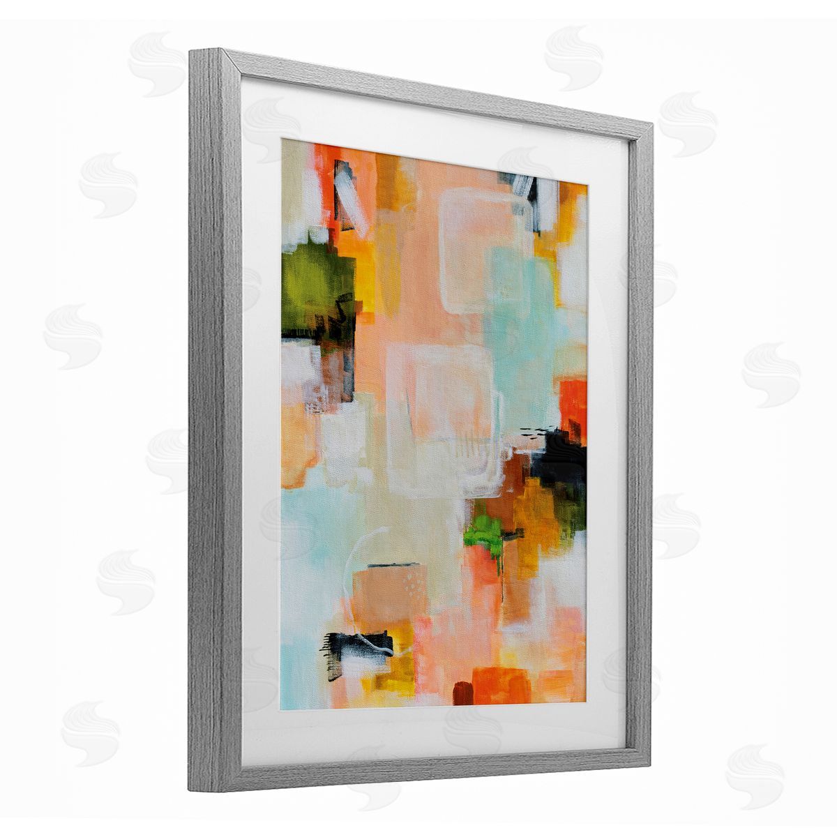Katherine Irvin Deconstructed Love Abstract Canvas Wall Art Print