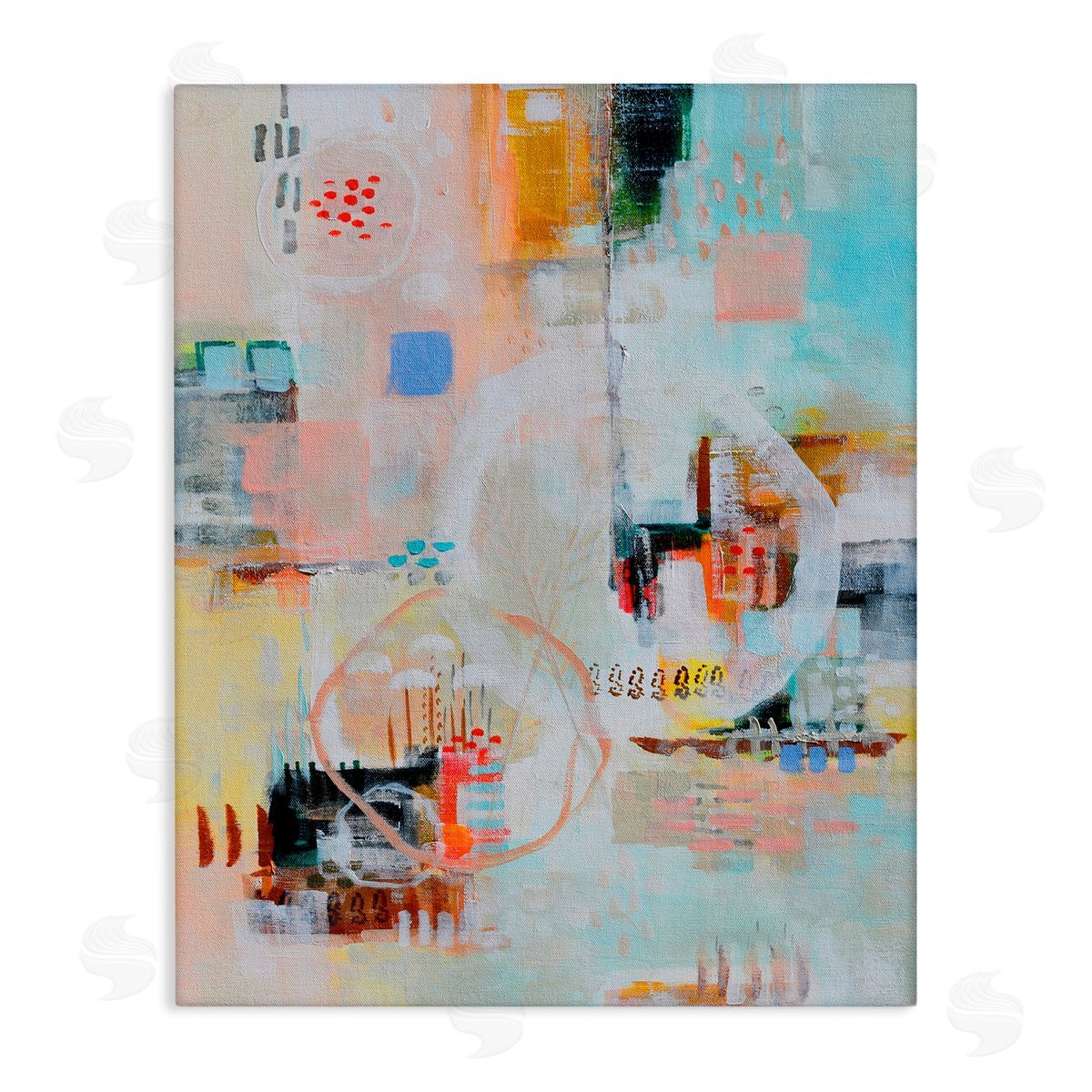 Katherine Irvin Summer Lust Abstraction Canvas Wall Art Print