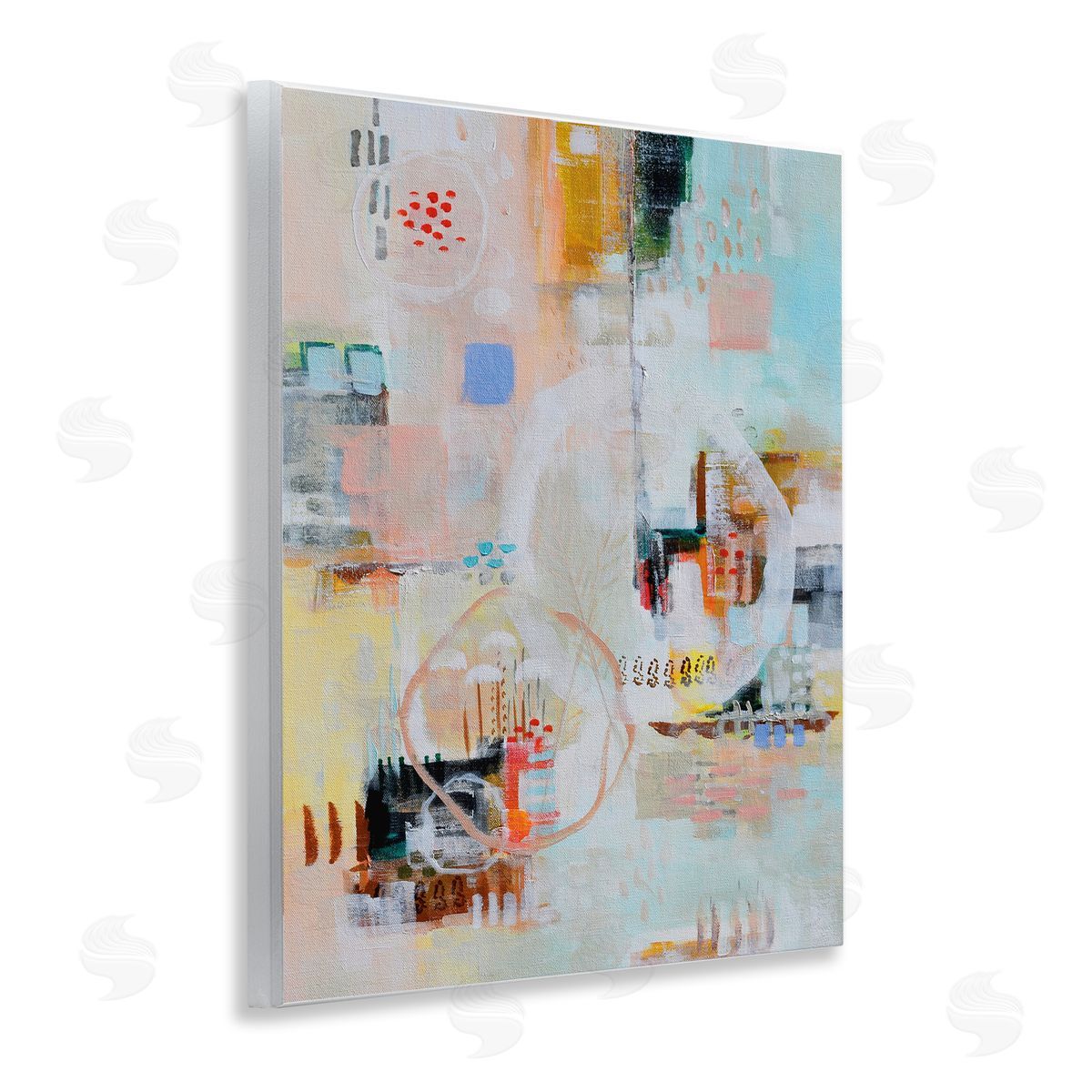 Katherine Irvin Summer Lust Abstraction Canvas Wall Art Print