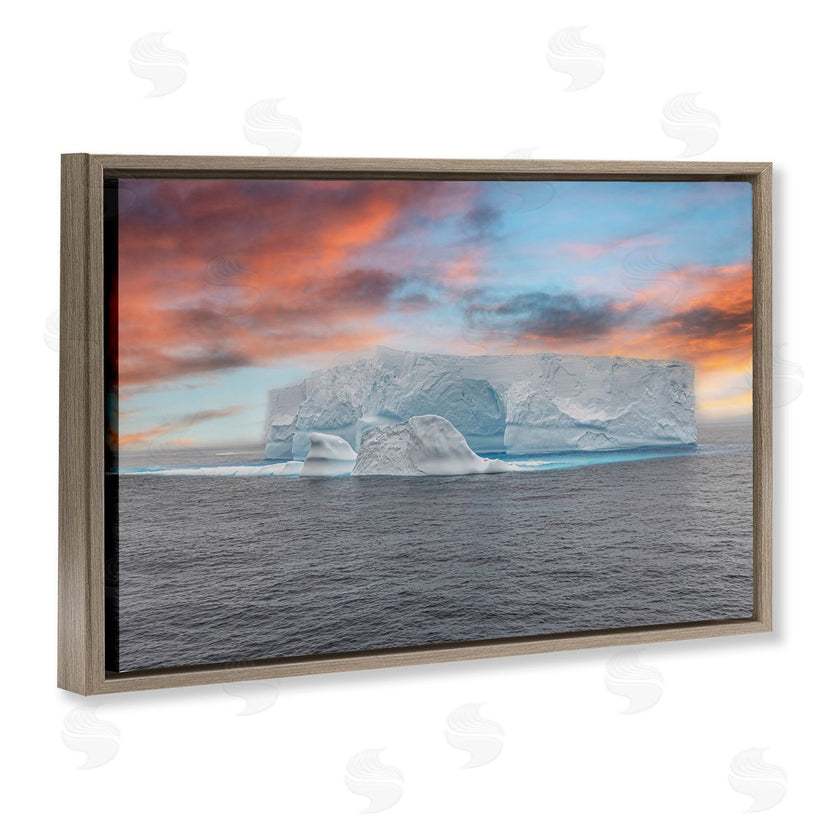 Richard Silver | Sunset over Frozen Iceberg