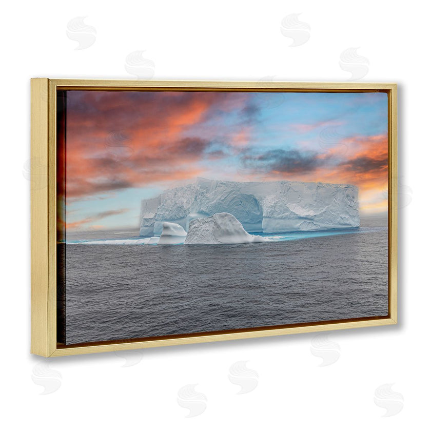 Richard Silver | Sunset over Frozen Iceberg
