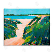 Dorothy Holmes Mohler | Floral Cliffs Landscape