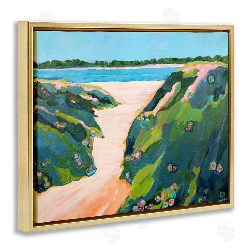Dorothy Holmes Mohler | Floral Cliffs Landscape