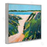 Dorothy Holmes Mohler | Floral Cliffs Landscape