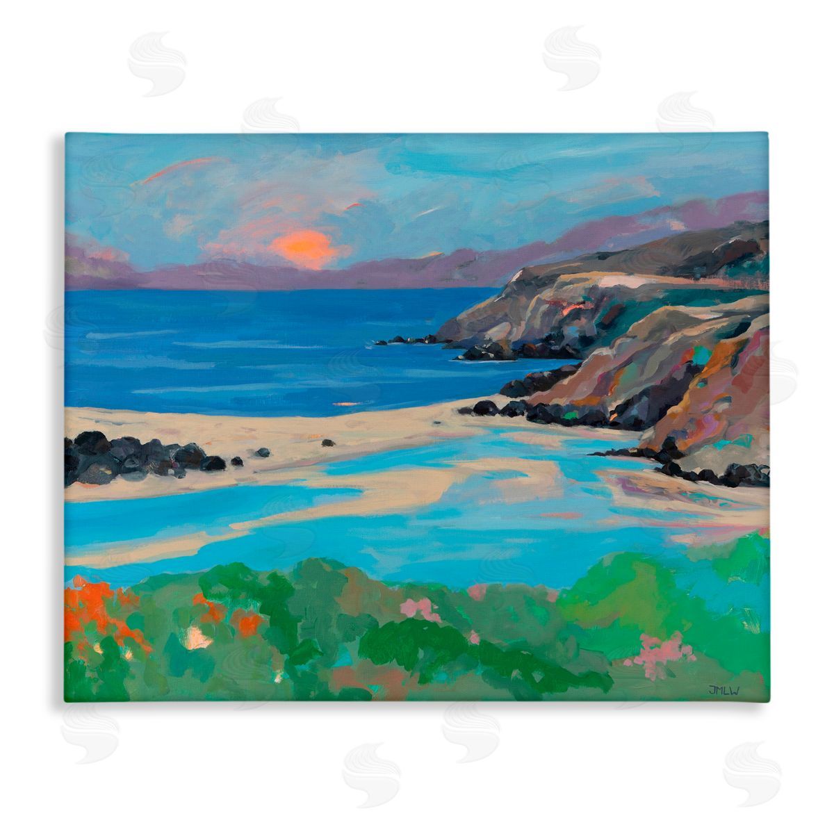 Jenny Wantuch Gualala Point Landscape Canvas Wall Art Print