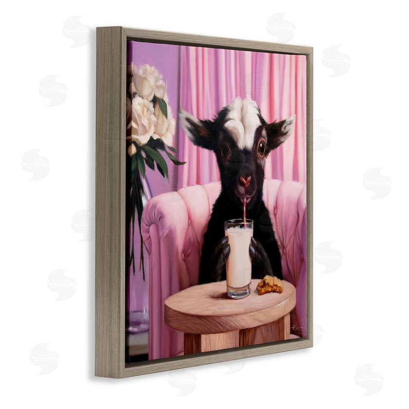 Lucia Heffernan | Baby Goat Sipping Milk