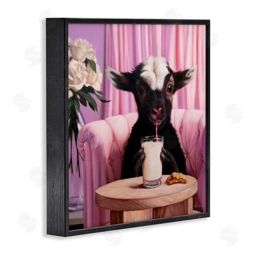 Lucia Heffernan | Baby Goat Sipping Milk