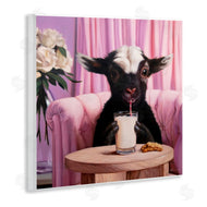 Lucia Heffernan | Baby Goat Sipping Milk