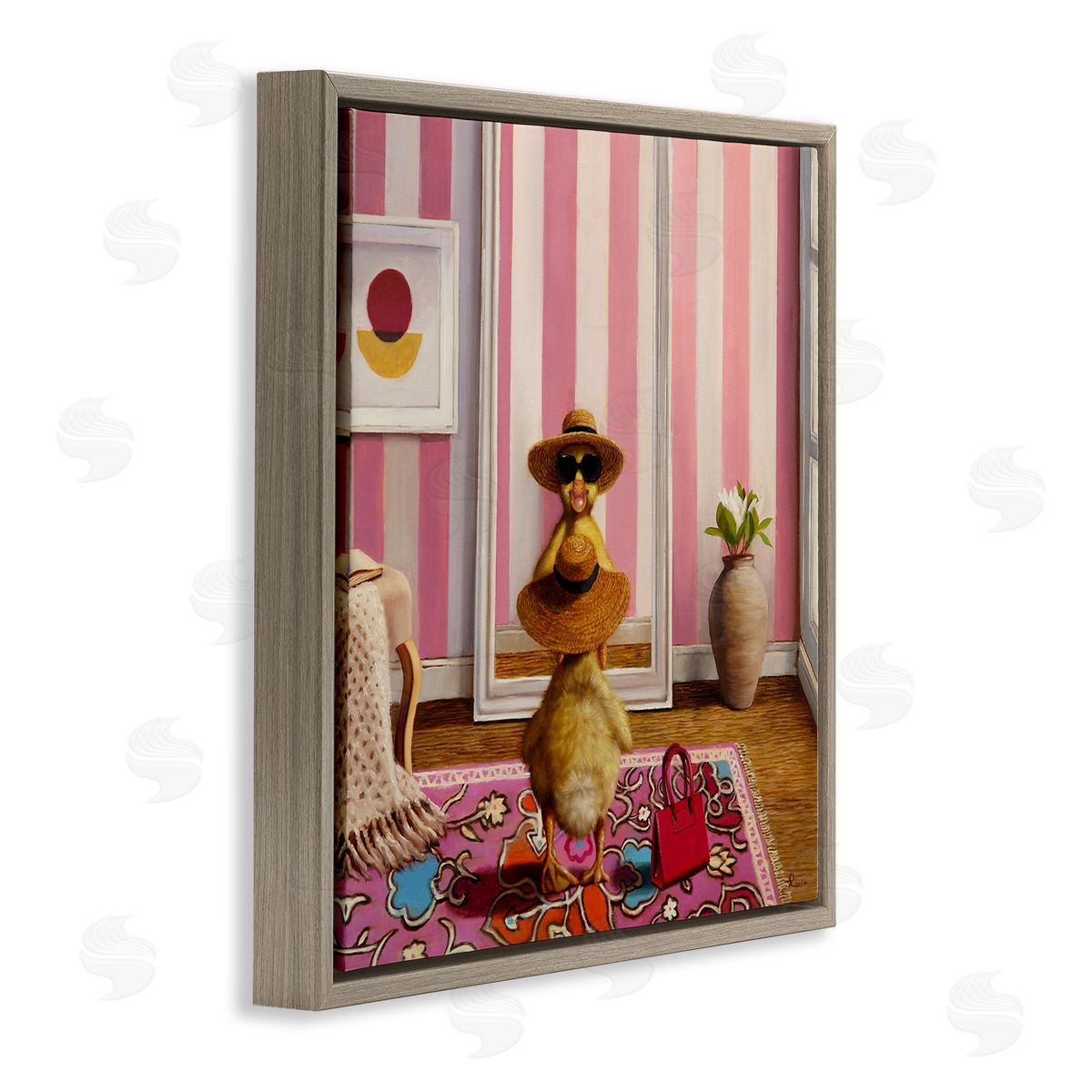 Lucia Heffernan Hello Gorgeous Duckling Canvas Wall Art Print