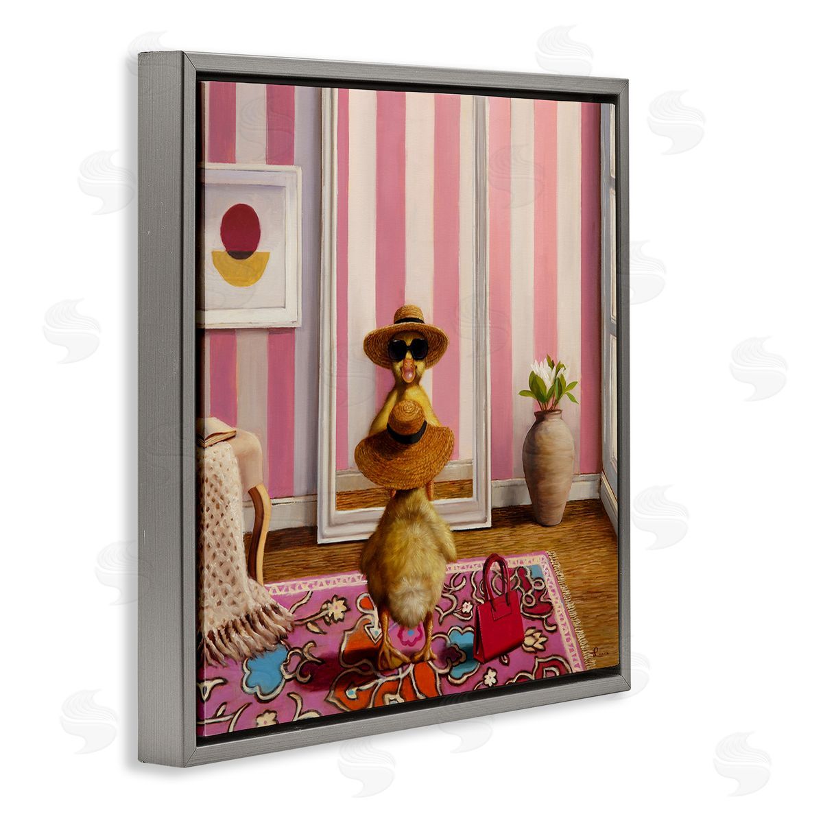 Lucia Heffernan Hello Gorgeous Duckling Canvas Wall Art Print