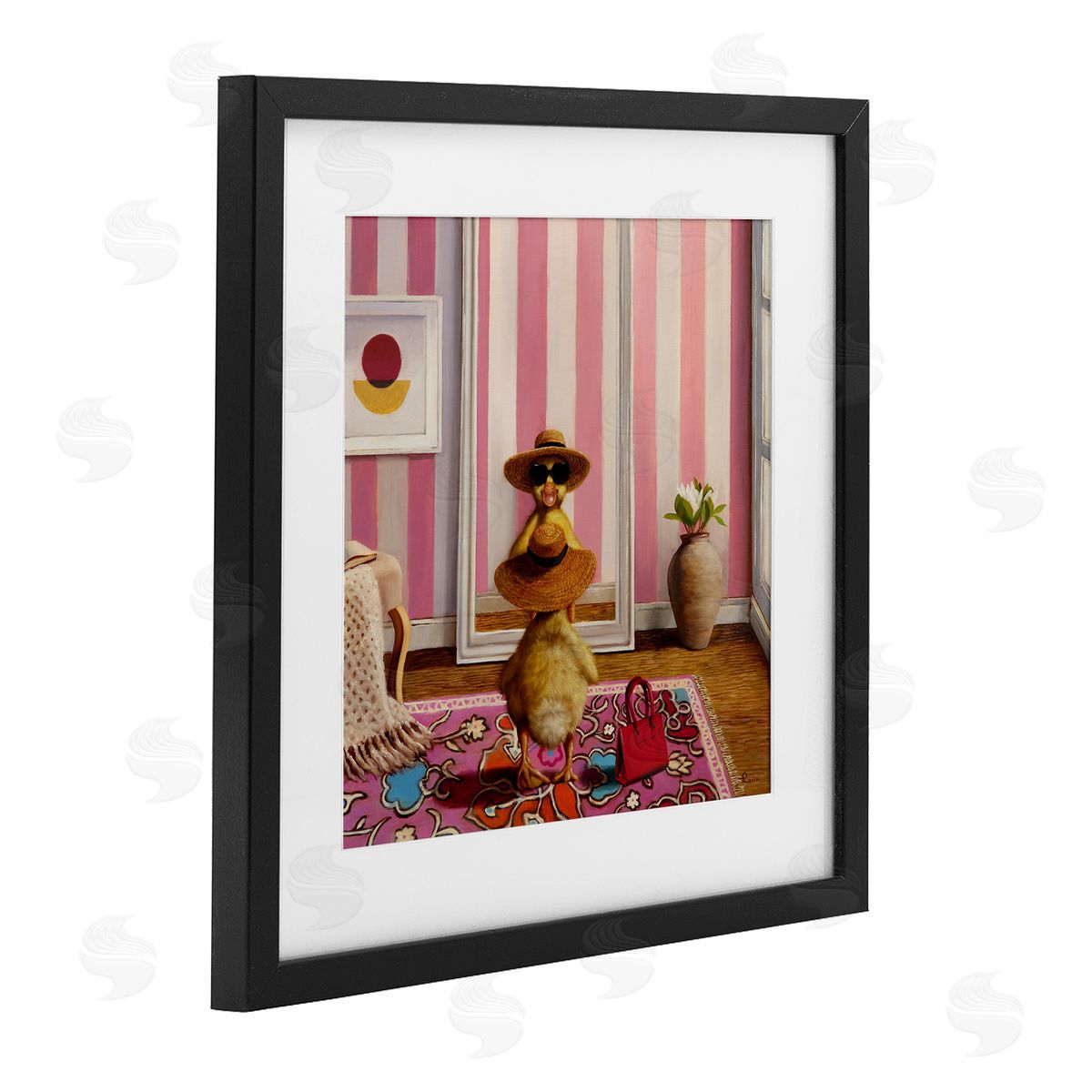 Lucia Heffernan Hello Gorgeous Duckling Canvas Wall Art Print
