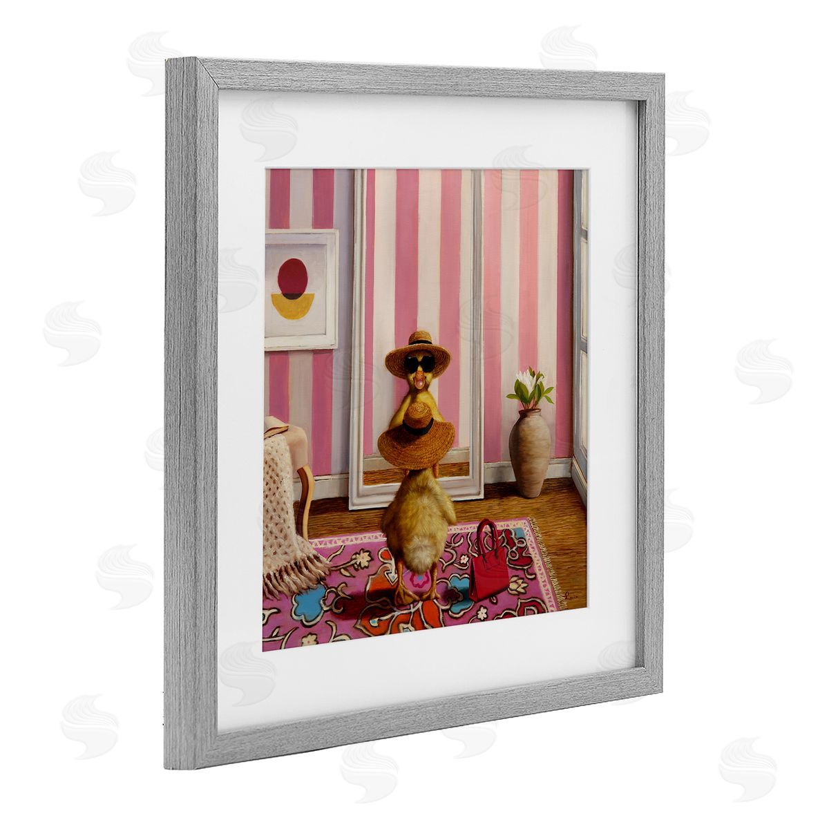 Lucia Heffernan Hello Gorgeous Duckling Canvas Wall Art Print