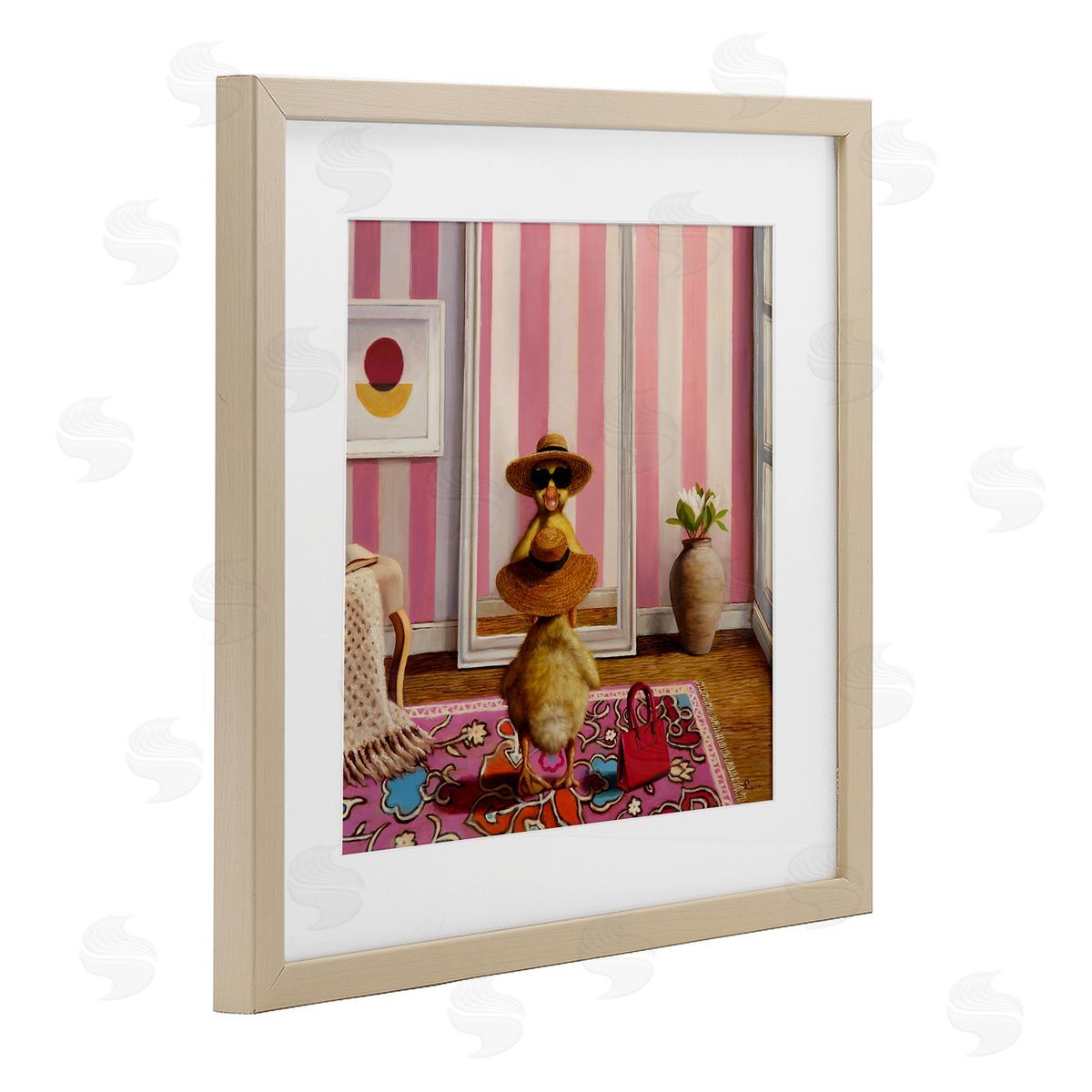 Lucia Heffernan Hello Gorgeous Duckling Canvas Wall Art Print