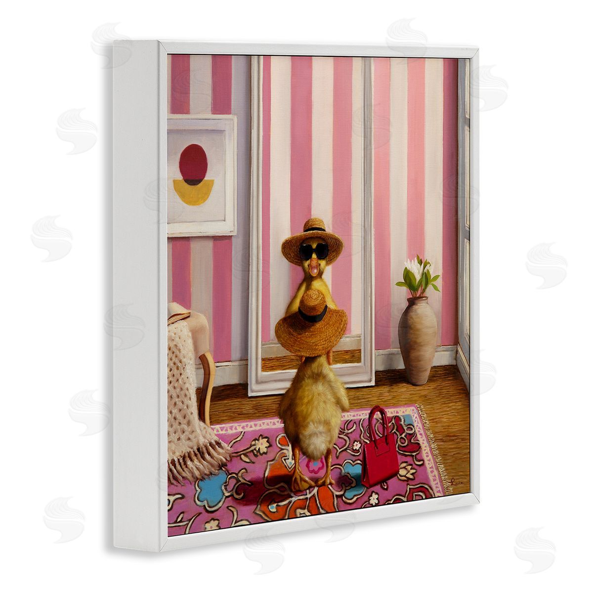 Lucia Heffernan Hello Gorgeous Duckling Canvas Wall Art Print