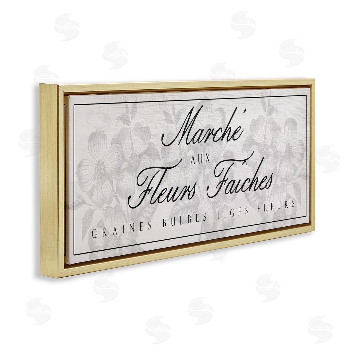 Lil' Rue Vintage French Flower Market Canvas Wall Art Print