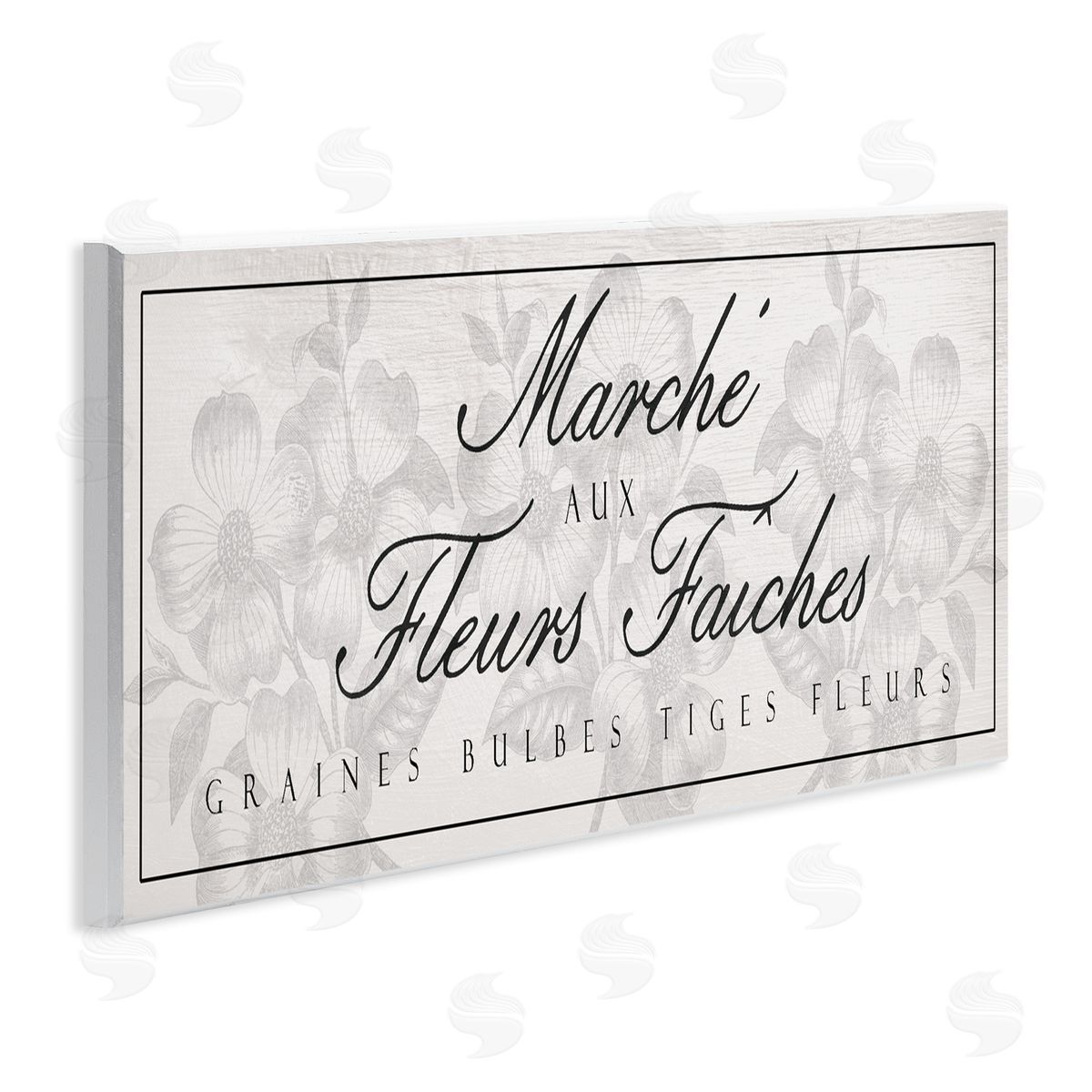 Lil' Rue Vintage French Flower Market Canvas Wall Art Print