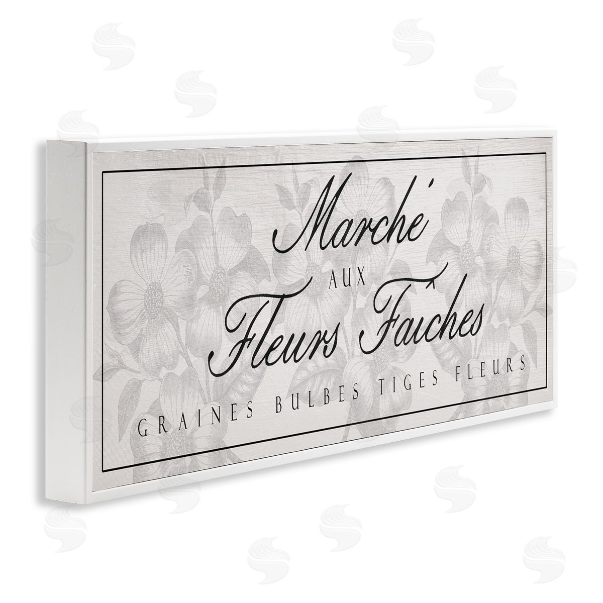 Lil' Rue Vintage French Flower Market Canvas Wall Art Print