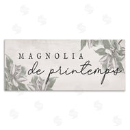 Lil' Rue | Spring Magnolia French Phrase