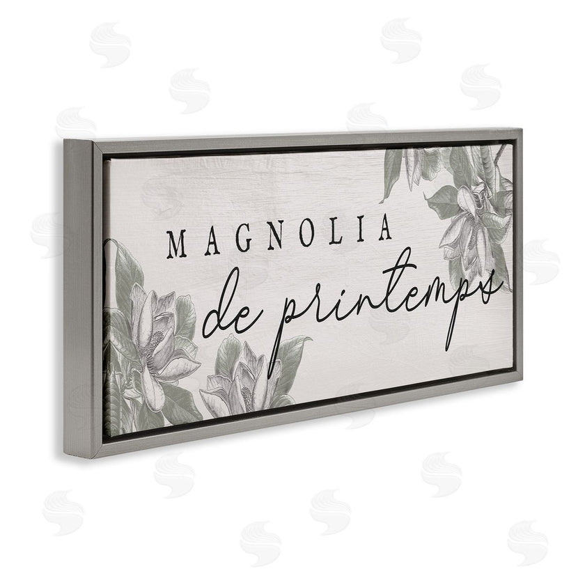 Lil' Rue | Spring Magnolia French Phrase