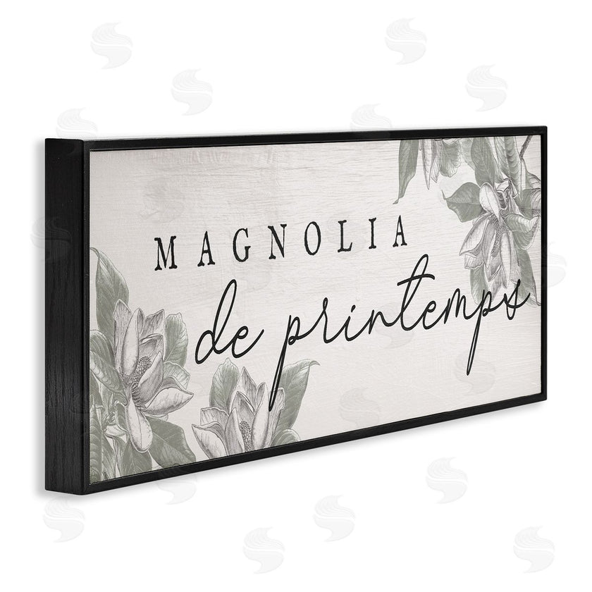 Lil' Rue | Spring Magnolia French Phrase
