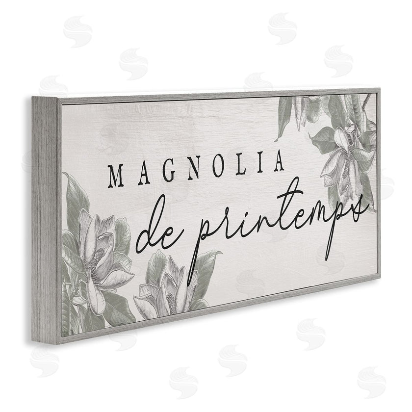 Lil' Rue | Spring Magnolia French Phrase