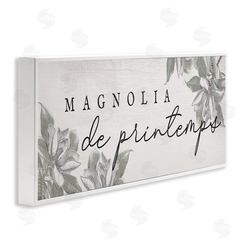 Lil' Rue | Spring Magnolia French Phrase