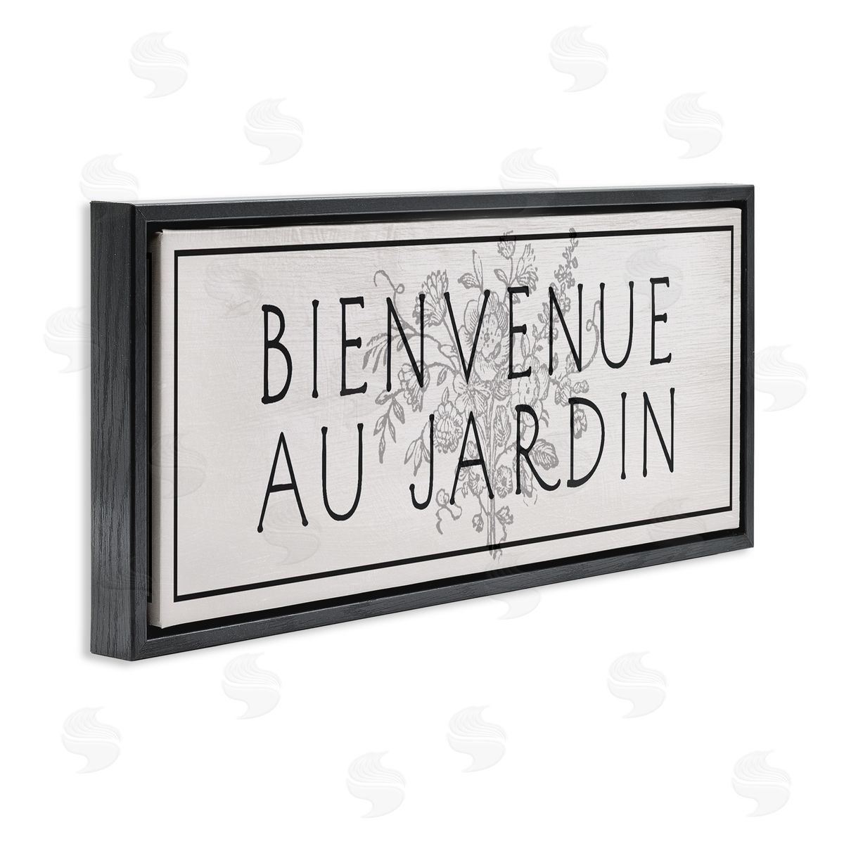 Lil' Rue Minimal Vintage Garden Welcome Canvas Wall Art Print