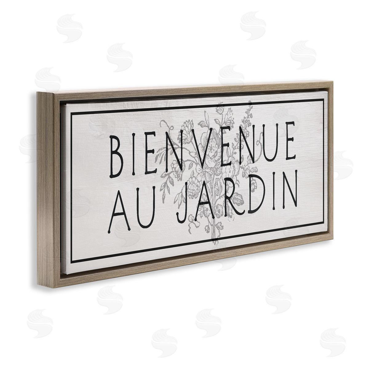 Lil' Rue Minimal Vintage Garden Welcome Canvas Wall Art Print