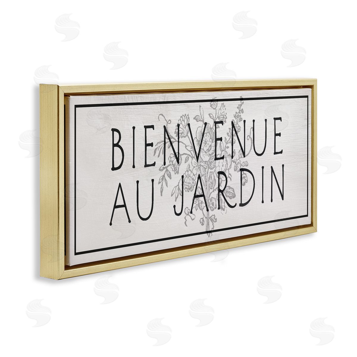 Lil' Rue Minimal Vintage Garden Welcome Canvas Wall Art Print