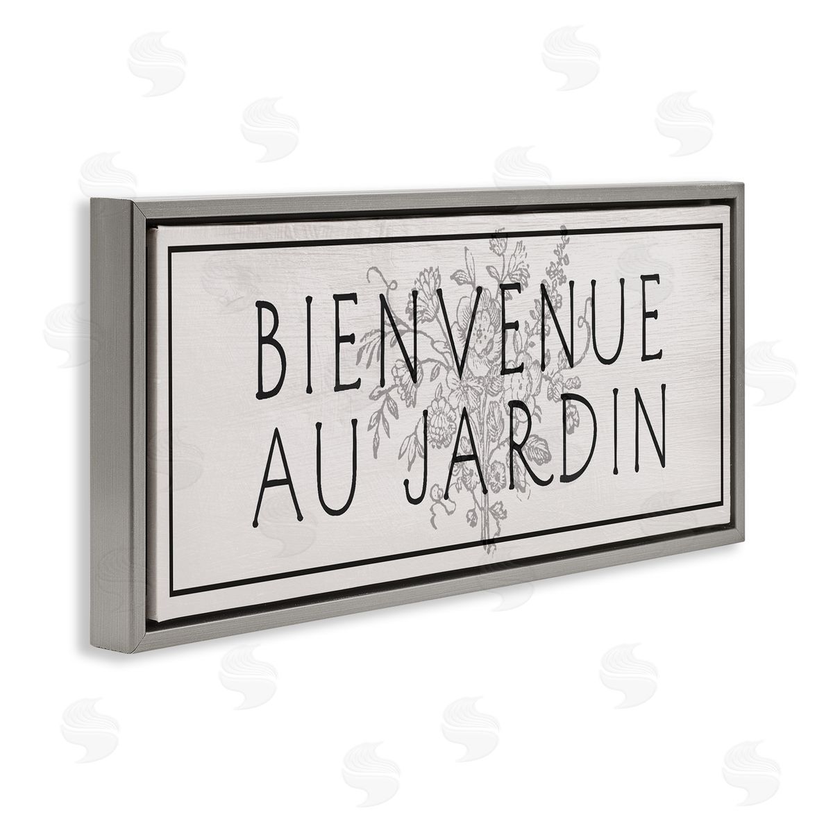 Lil' Rue Minimal Vintage Garden Welcome Canvas Wall Art Print