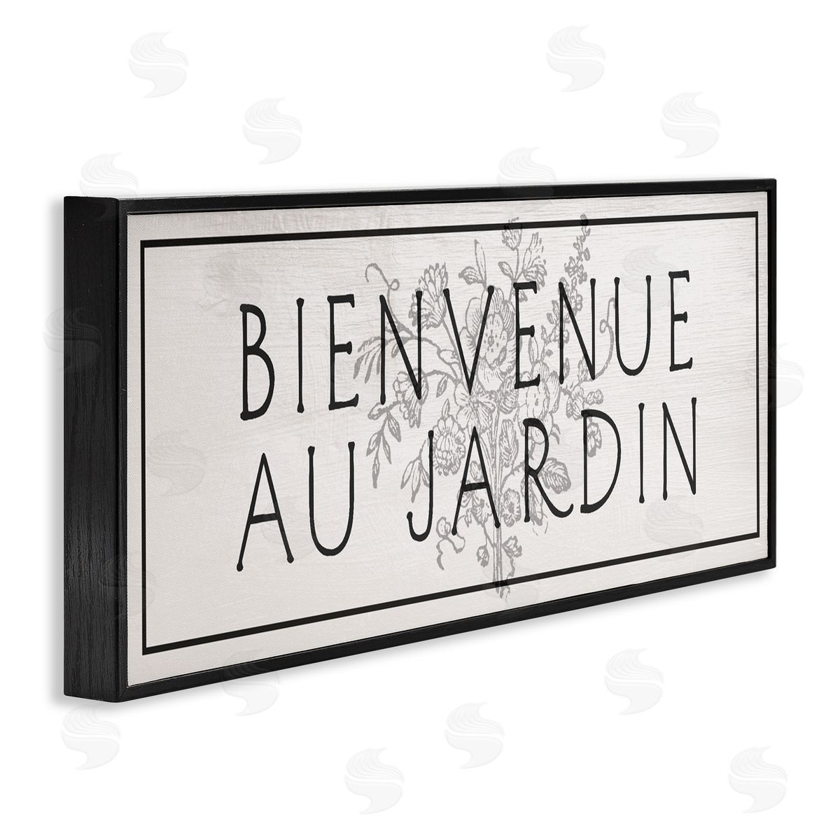 Lil' Rue Minimal Vintage Garden Welcome Canvas Wall Art Print