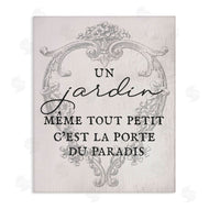 Lil' Rue | French Phrase with Vintage Border