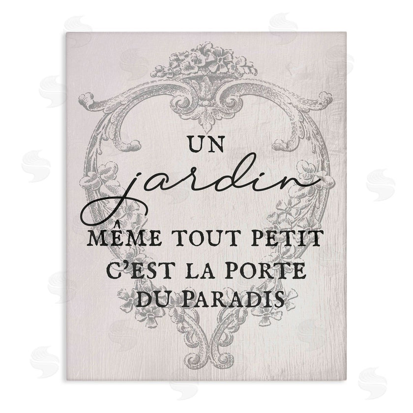 Lil' Rue | French Phrase with Vintage Border