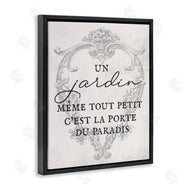 Lil' Rue | French Phrase with Vintage Border