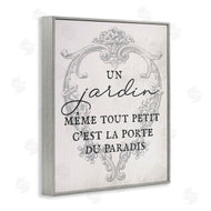 Lil' Rue | French Phrase with Vintage Border
