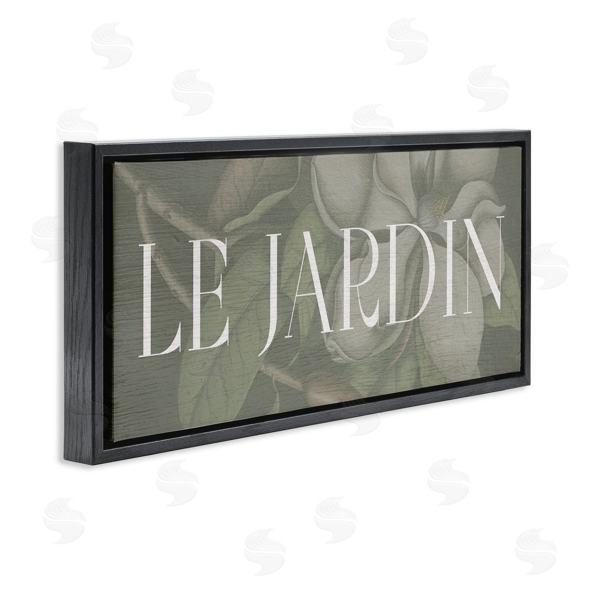 Lil' Rue Le Jardin Garden Sign Canvas Wall Art Print