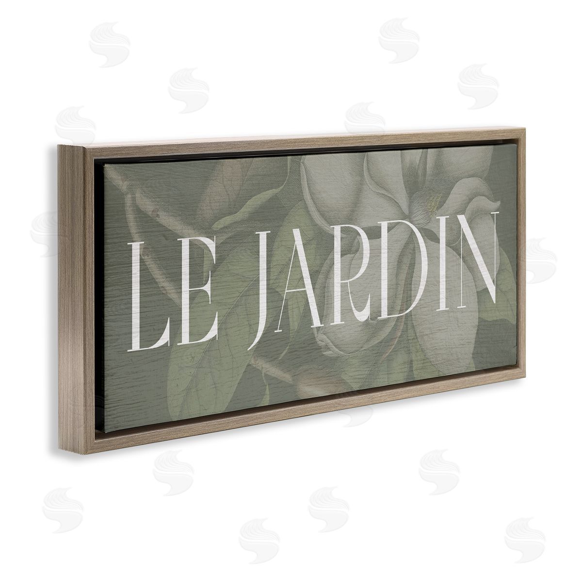 Lil' Rue Le Jardin Garden Sign Canvas Wall Art Print