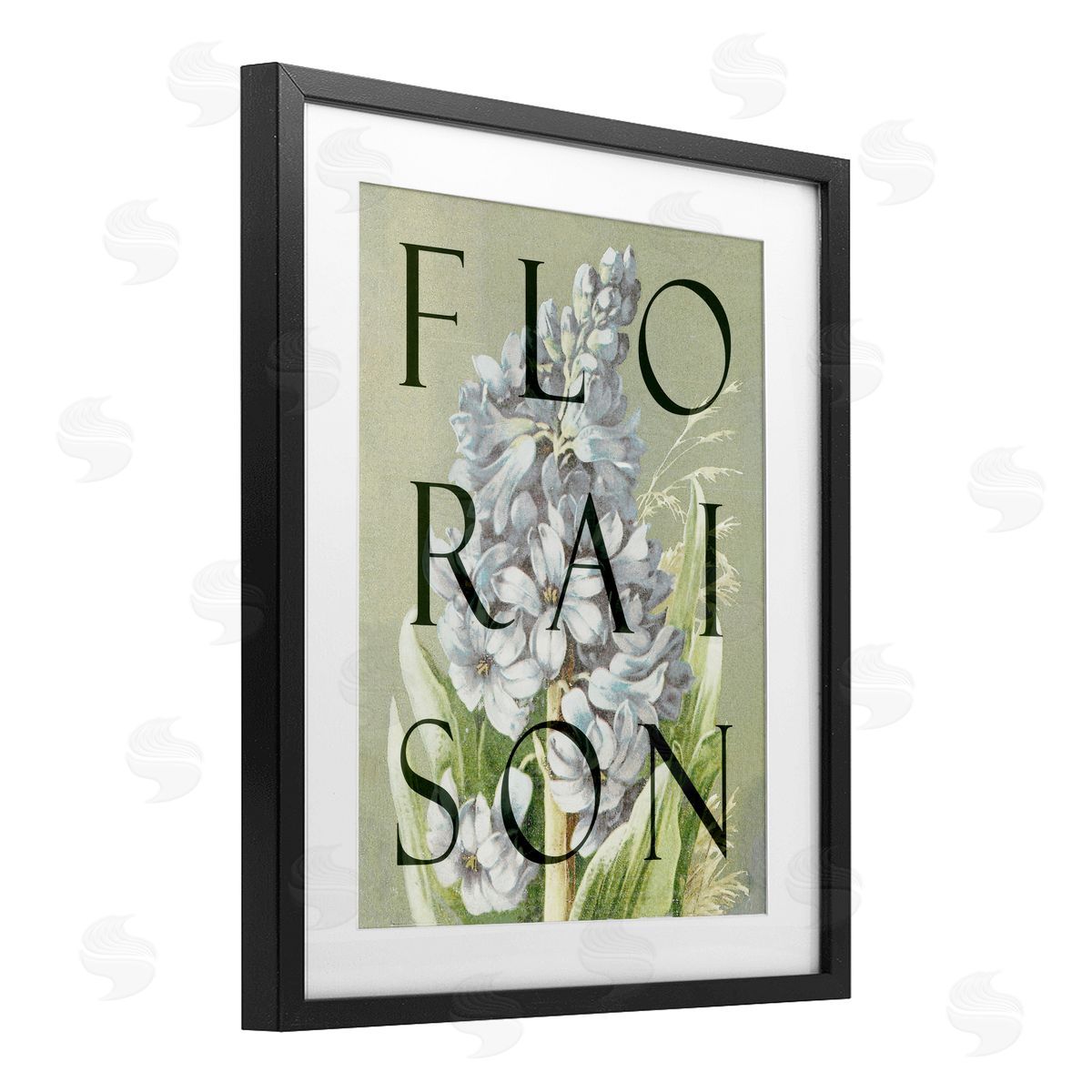 Lil' Rue Blooming French Flower Canvas Wall Art Print