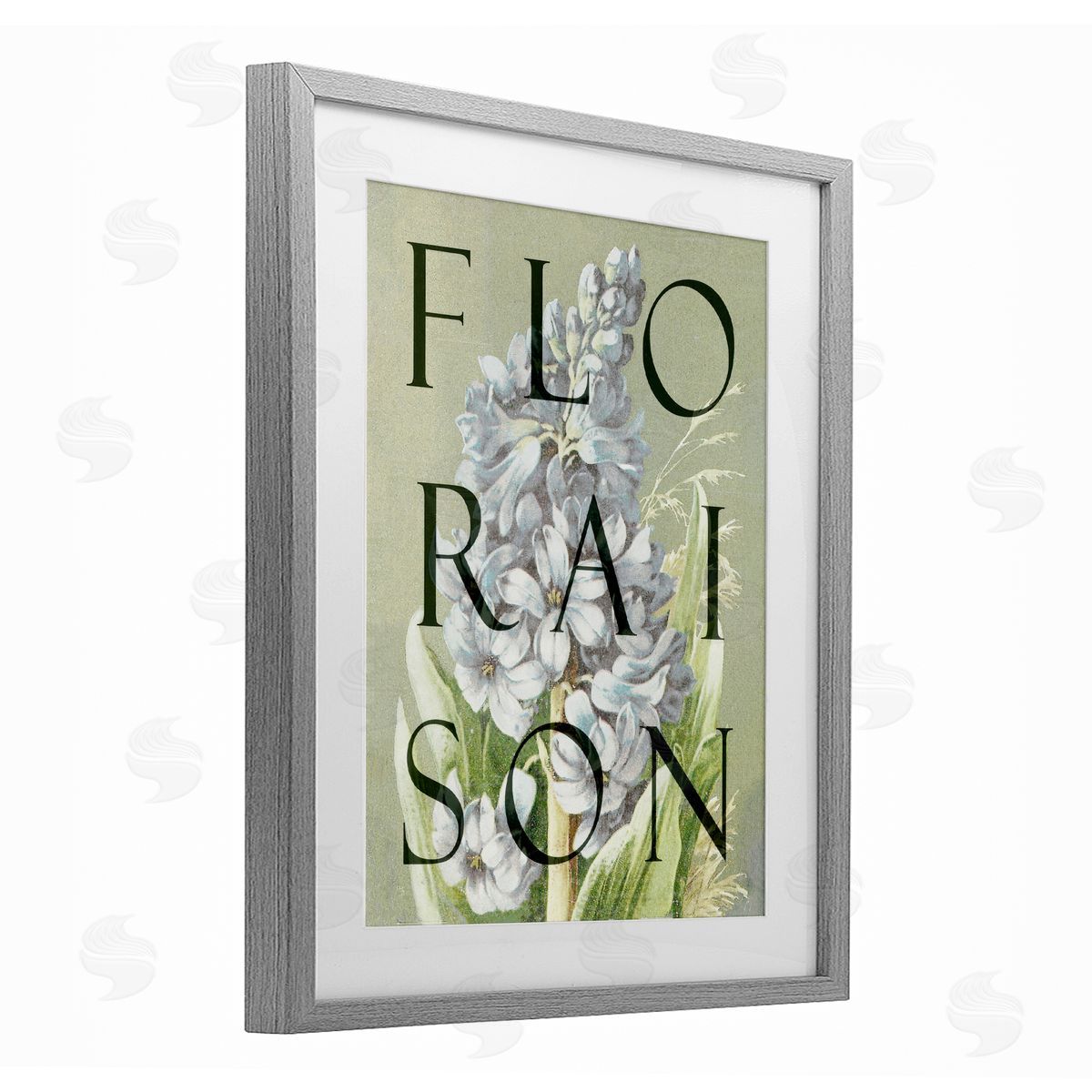 Lil' Rue Blooming French Flower Canvas Wall Art Print
