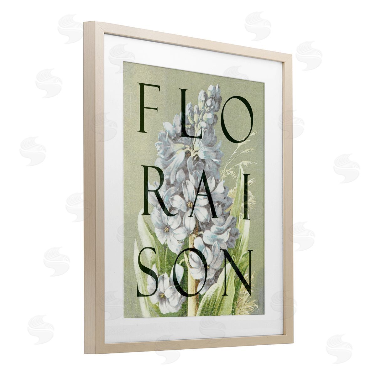 Lil' Rue Blooming French Flower Canvas Wall Art Print
