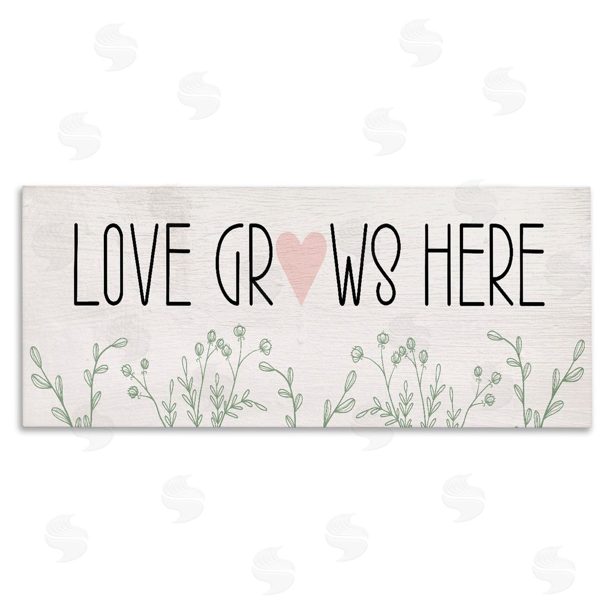 Lil' Rue Subtle Love Grows Here Canvas Wall Art Print