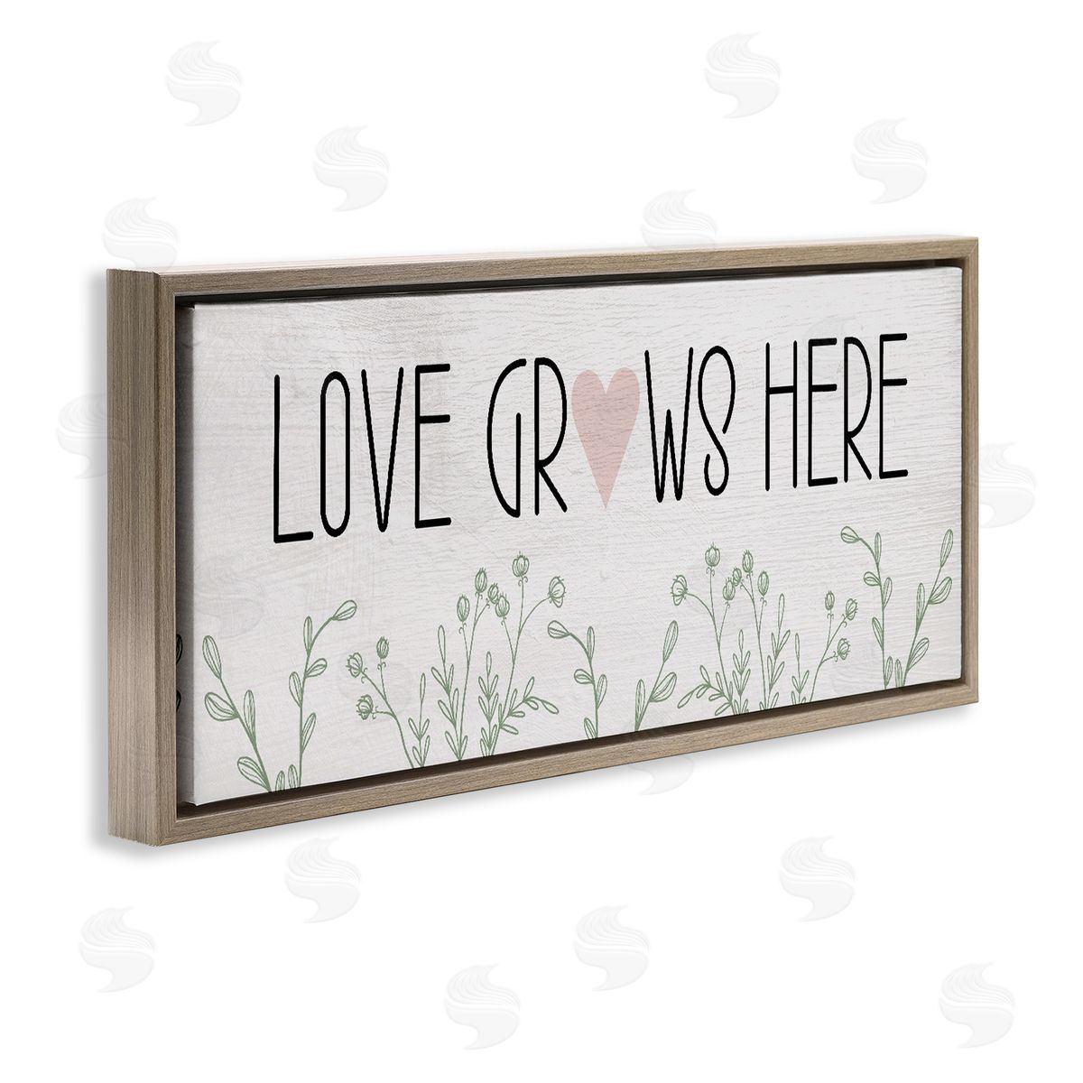 Lil' Rue Subtle Love Grows Here Canvas Wall Art Print