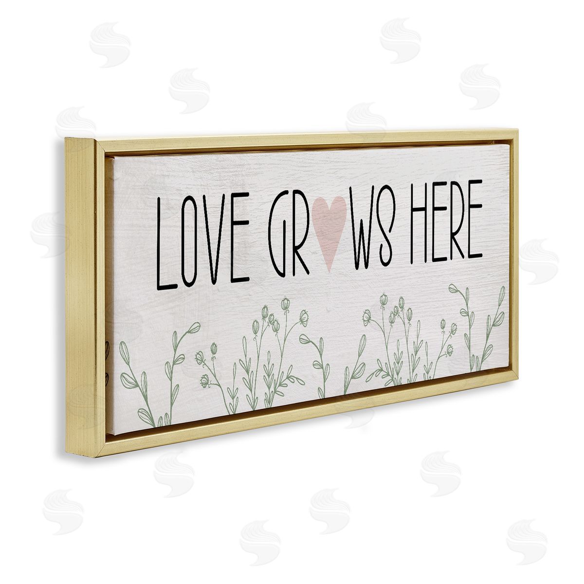 Lil' Rue Subtle Love Grows Here Canvas Wall Art Print