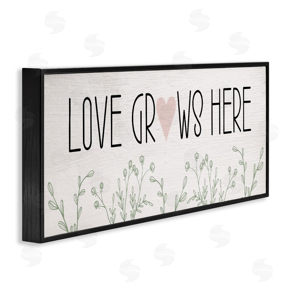 Lil' Rue Subtle Love Grows Here Canvas Wall Art Print