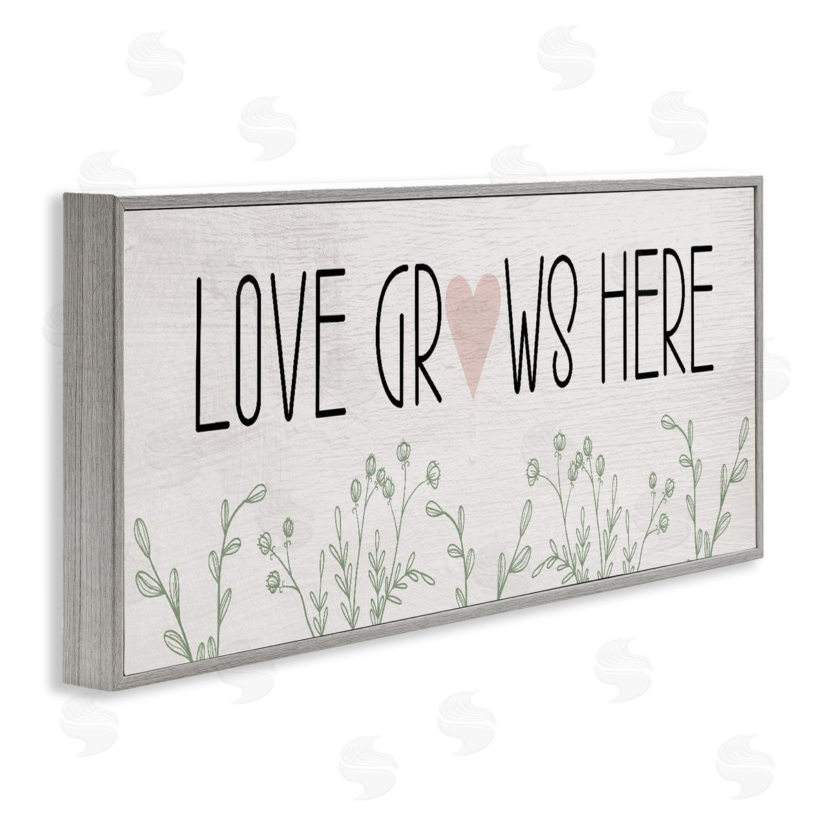 Lil' Rue Subtle Love Grows Here Canvas Wall Art Print