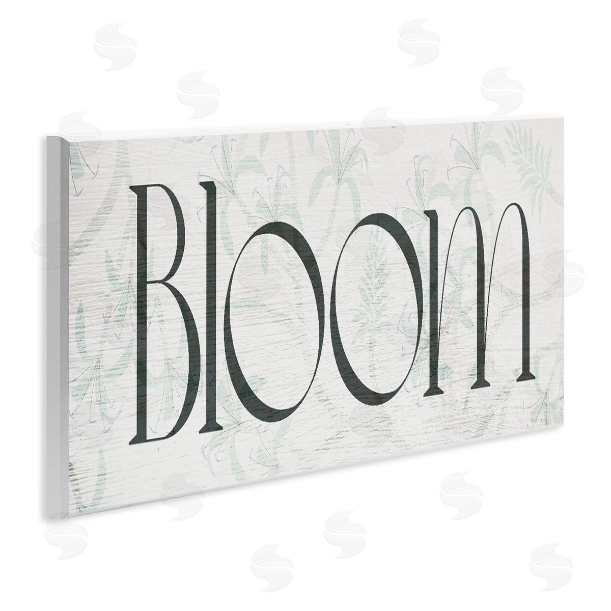 Lil' Rue Bloom on Faded Florals Canvas Wall Art Print