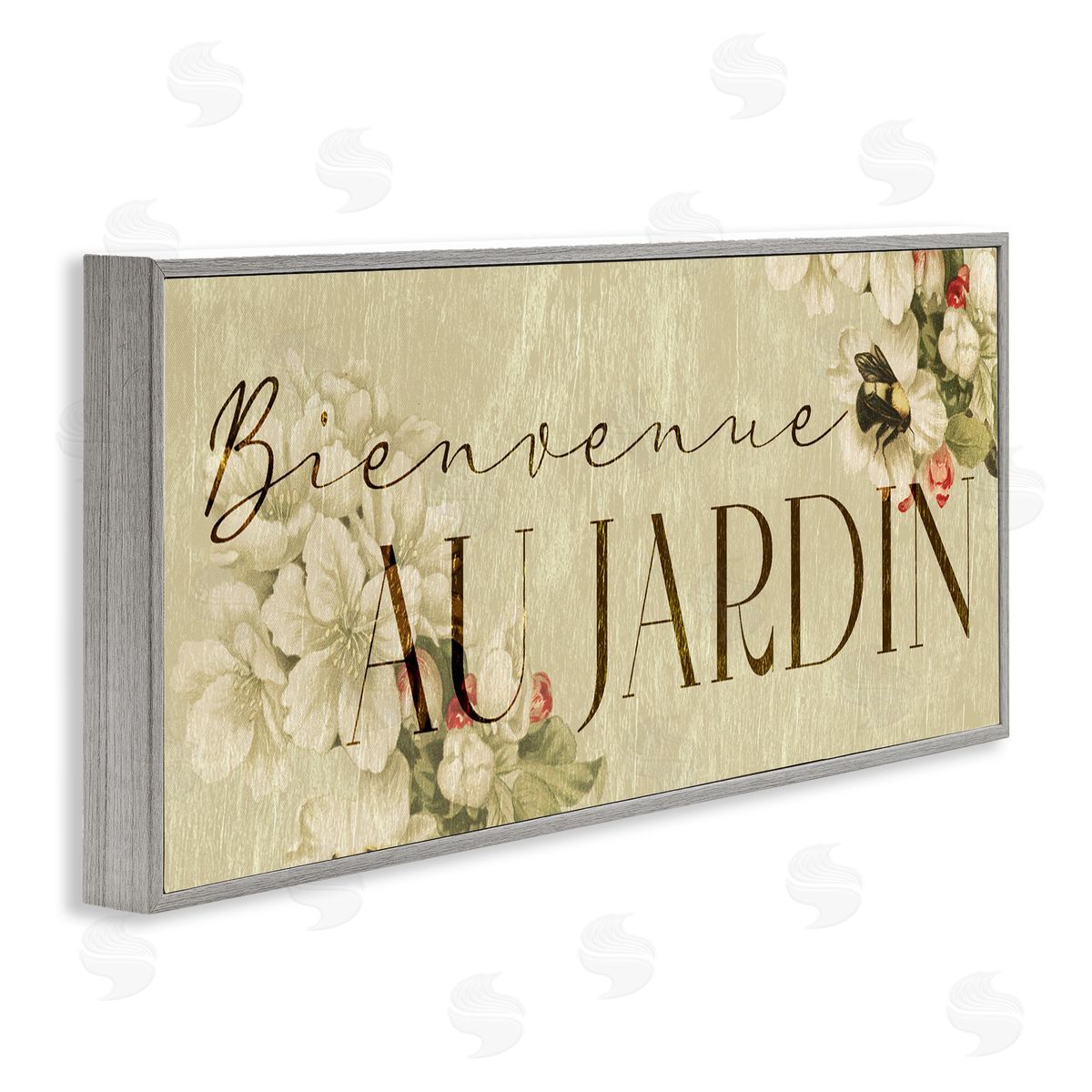 Lil' Rue Vintage Garden Welcome Canvas Wall Art Print