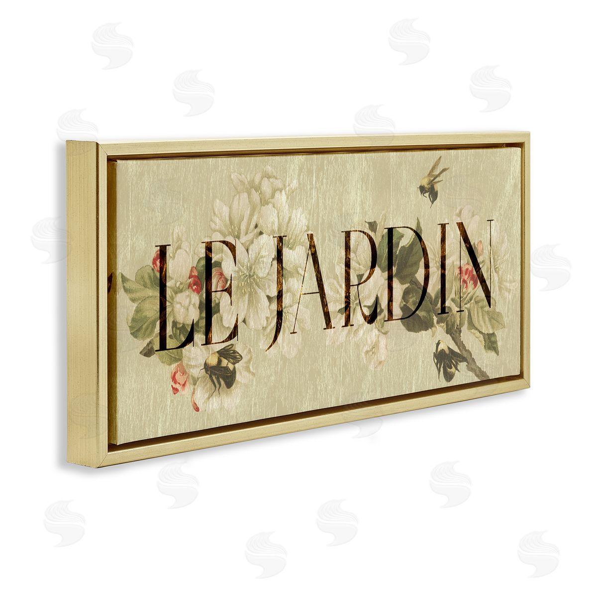 Lil' Rue French Garden Vintage Canvas Wall Art Print