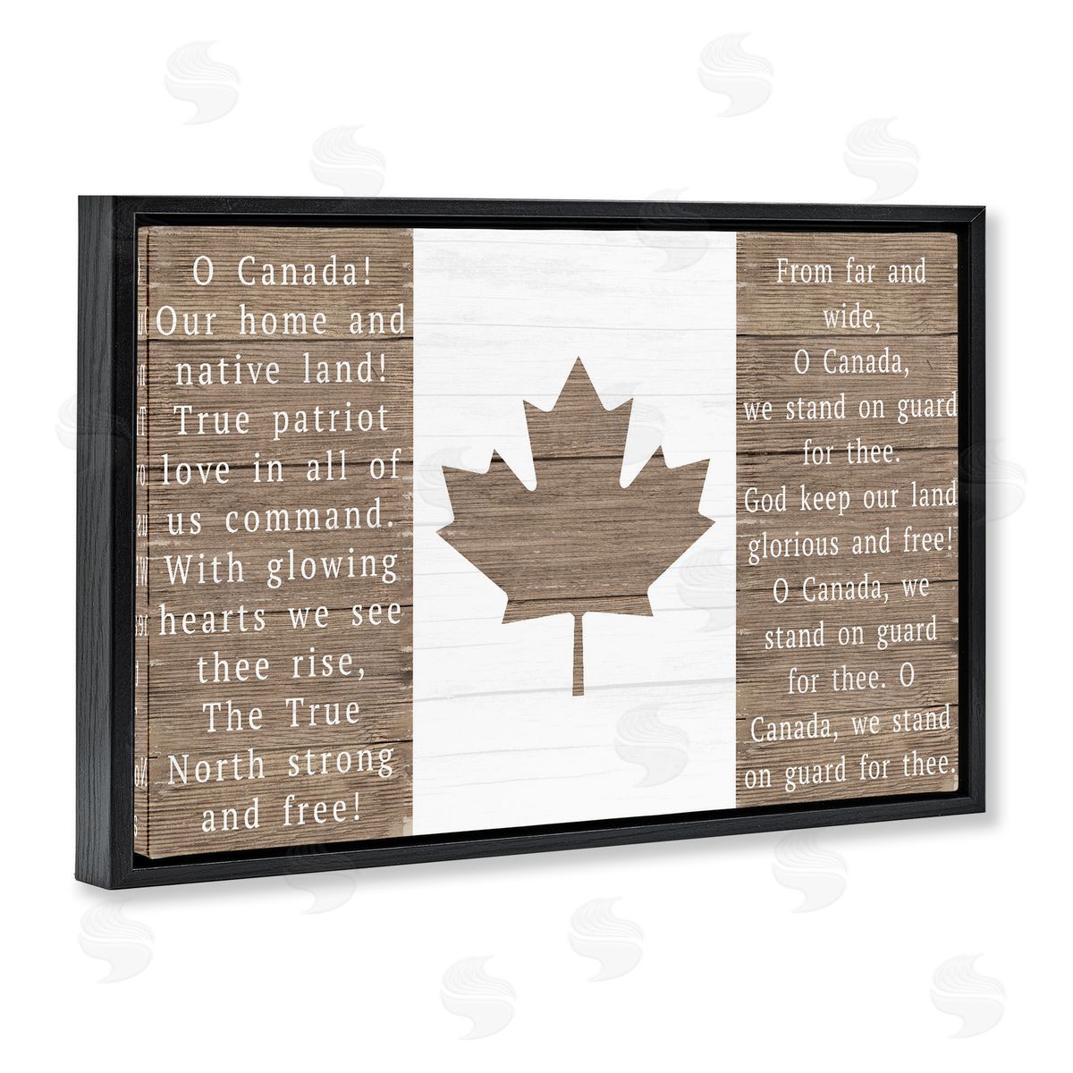 Lil' Rue O Canada Rustic Anthem Canvas Wall Art Print